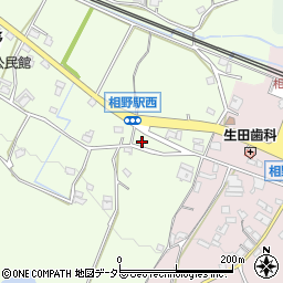 兵庫県三田市上相野182周辺の地図