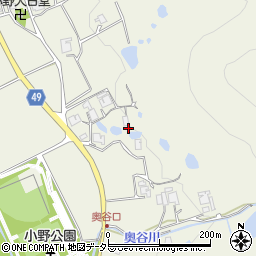 兵庫県三田市小野204周辺の地図