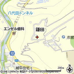 静岡県伊東市鎌田1265-54周辺の地図