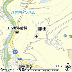 静岡県伊東市鎌田1265-56周辺の地図