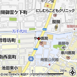 京都府京都市伏見区醍醐南里町16周辺の地図