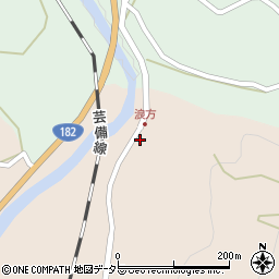 岡山県新見市哲西町矢田117周辺の地図