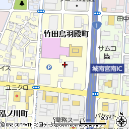 京都府京都市伏見区竹田鳥羽殿町周辺の地図