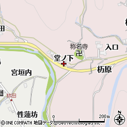 兵庫県川辺郡猪名川町杤原堂ノ下9周辺の地図