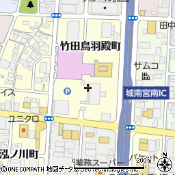 京都府京都市伏見区竹田鳥羽殿町周辺の地図