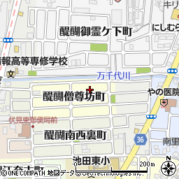 正直屋　京都・伏見店周辺の地図