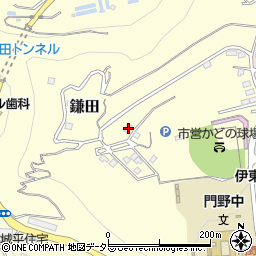静岡県伊東市鎌田1004-7周辺の地図