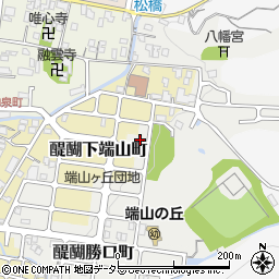 京都府京都市伏見区醍醐上端山町11-13周辺の地図