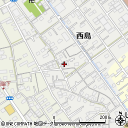 静岡県静岡市駿河区西島286周辺の地図