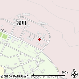 静岡県伊豆市冷川1276-57周辺の地図