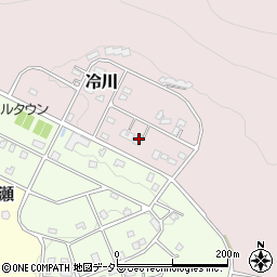 静岡県伊豆市冷川1276-49周辺の地図