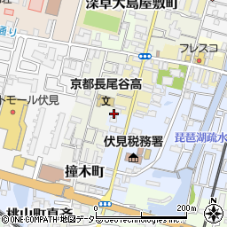 京都府京都市伏見区鑓屋町1092周辺の地図