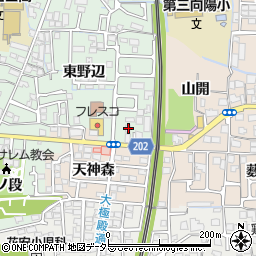 京都府向日市寺戸町東野辺39周辺の地図