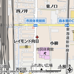 京都府向日市森本町小柳19周辺の地図