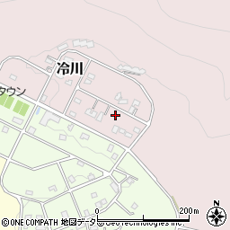 静岡県伊豆市冷川1276-55周辺の地図