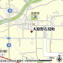 京都府京都市西京区大原野石見町262周辺の地図