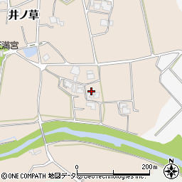 兵庫県三田市井ノ草328周辺の地図