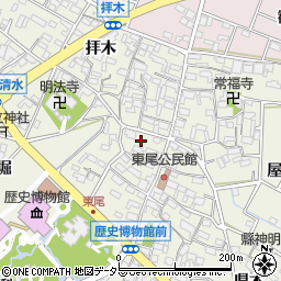 愛知県安城市安城町赤塚周辺の地図