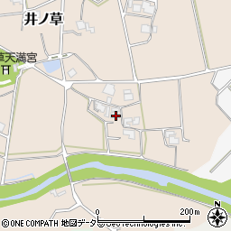兵庫県三田市井ノ草343周辺の地図