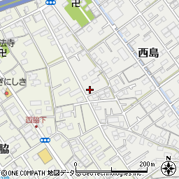 静岡県静岡市駿河区西島283周辺の地図