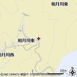 京都府宇治市西笠取相月川東周辺の地図