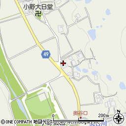 兵庫県三田市小野216周辺の地図