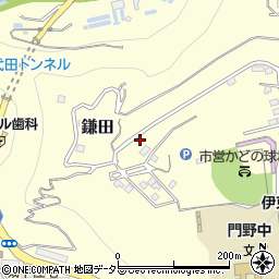 静岡県伊東市鎌田1261-6周辺の地図