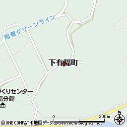島根県浜田市下有福町周辺の地図