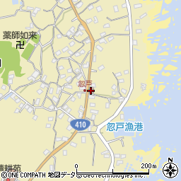 忽戸コミュニティ集会所周辺の地図