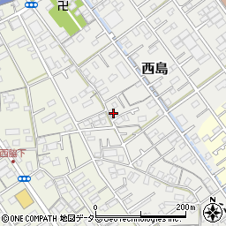 静岡県静岡市駿河区西島194周辺の地図