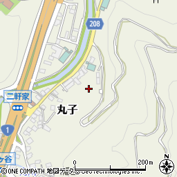 静岡県静岡市駿河区丸子周辺の地図