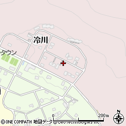 静岡県伊豆市冷川1276-51周辺の地図