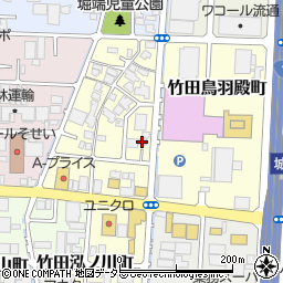 京佑周辺の地図