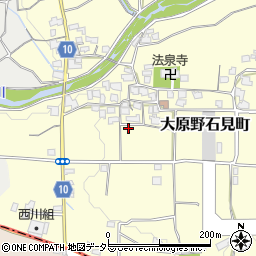 京都府京都市西京区大原野石見町295周辺の地図