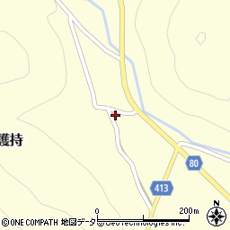 兵庫県姫路市夢前町護持1145周辺の地図