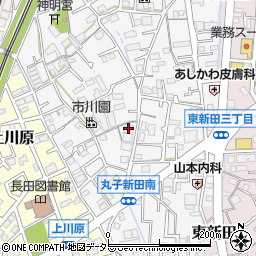 山田産業　第二・第三工場周辺の地図