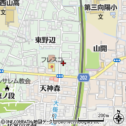 京都府向日市寺戸町東野辺35周辺の地図