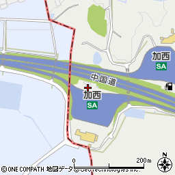 兵庫県加西市畑町2277周辺の地図