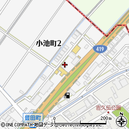 田ノ上設備周辺の地図
