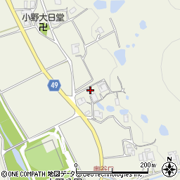 兵庫県三田市小野213周辺の地図