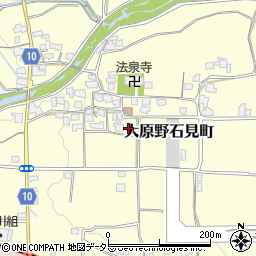 京都府京都市西京区大原野石見町290周辺の地図