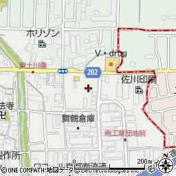 京都通運株式会社　東土川倉庫周辺の地図