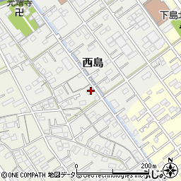 静岡県静岡市駿河区西島199周辺の地図