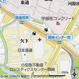 マリンフーズ株式会社　岡崎事業所周辺の地図