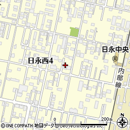 小崎商店周辺の地図