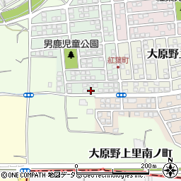 京都府京都市西京区大原野上里男鹿町20-16周辺の地図