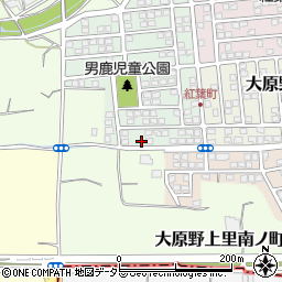 京都府京都市西京区大原野上里男鹿町20-18周辺の地図