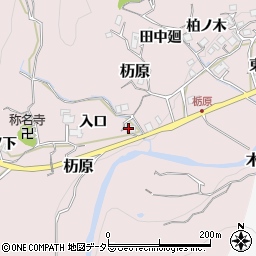 兵庫県川辺郡猪名川町杤原入口周辺の地図
