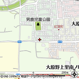 京都府京都市西京区大原野上里男鹿町20-19周辺の地図