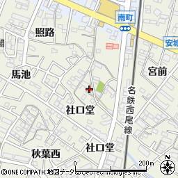 愛知県安城市安城町社口堂32周辺の地図